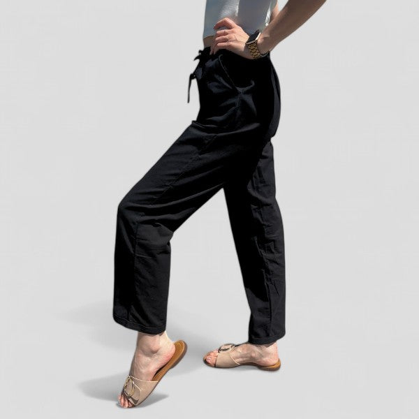 Souffle Naturel | Pantalon Femme à Taille Élastique