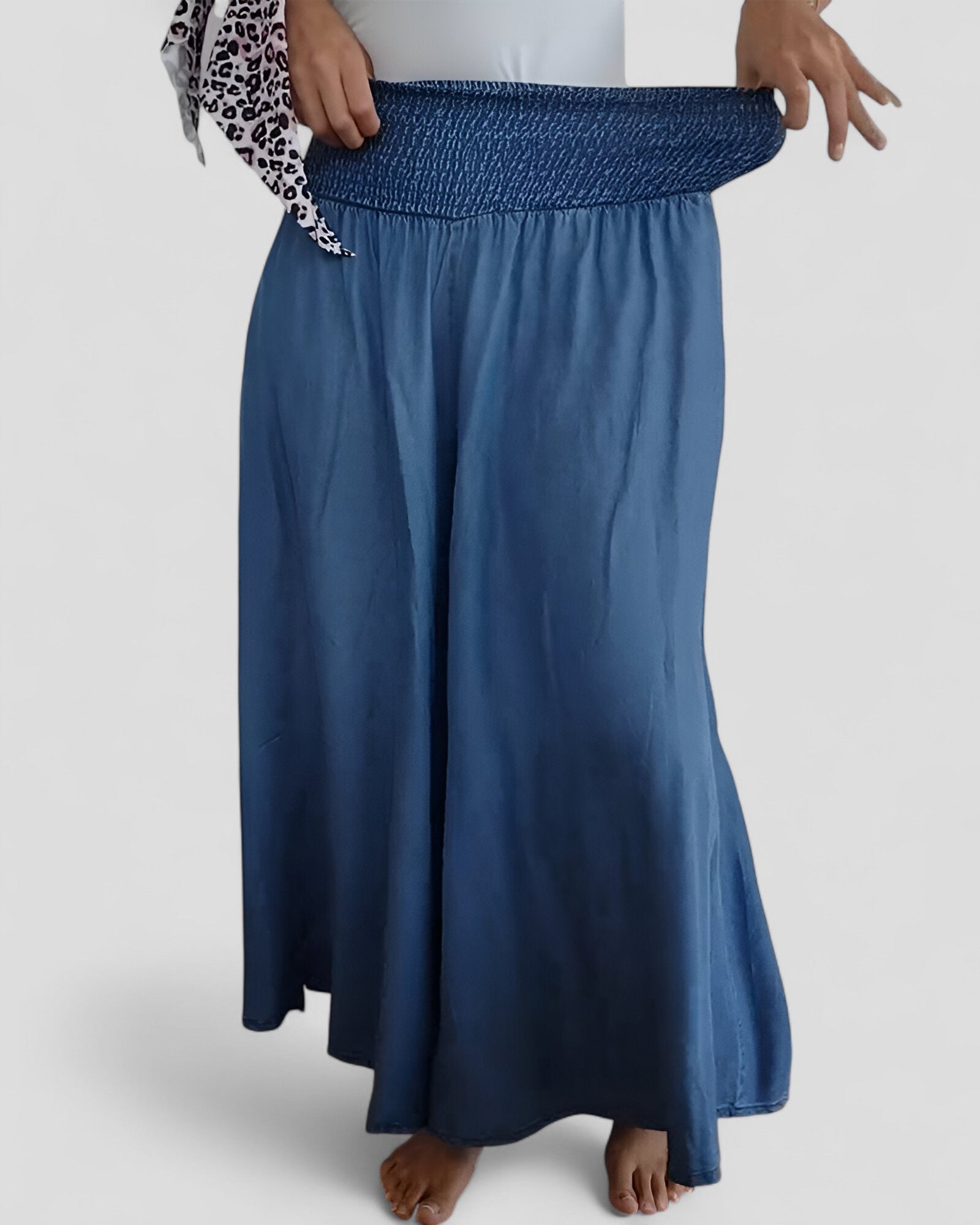 Souplesse Élégante | Pantalon stretch au tombé fluide