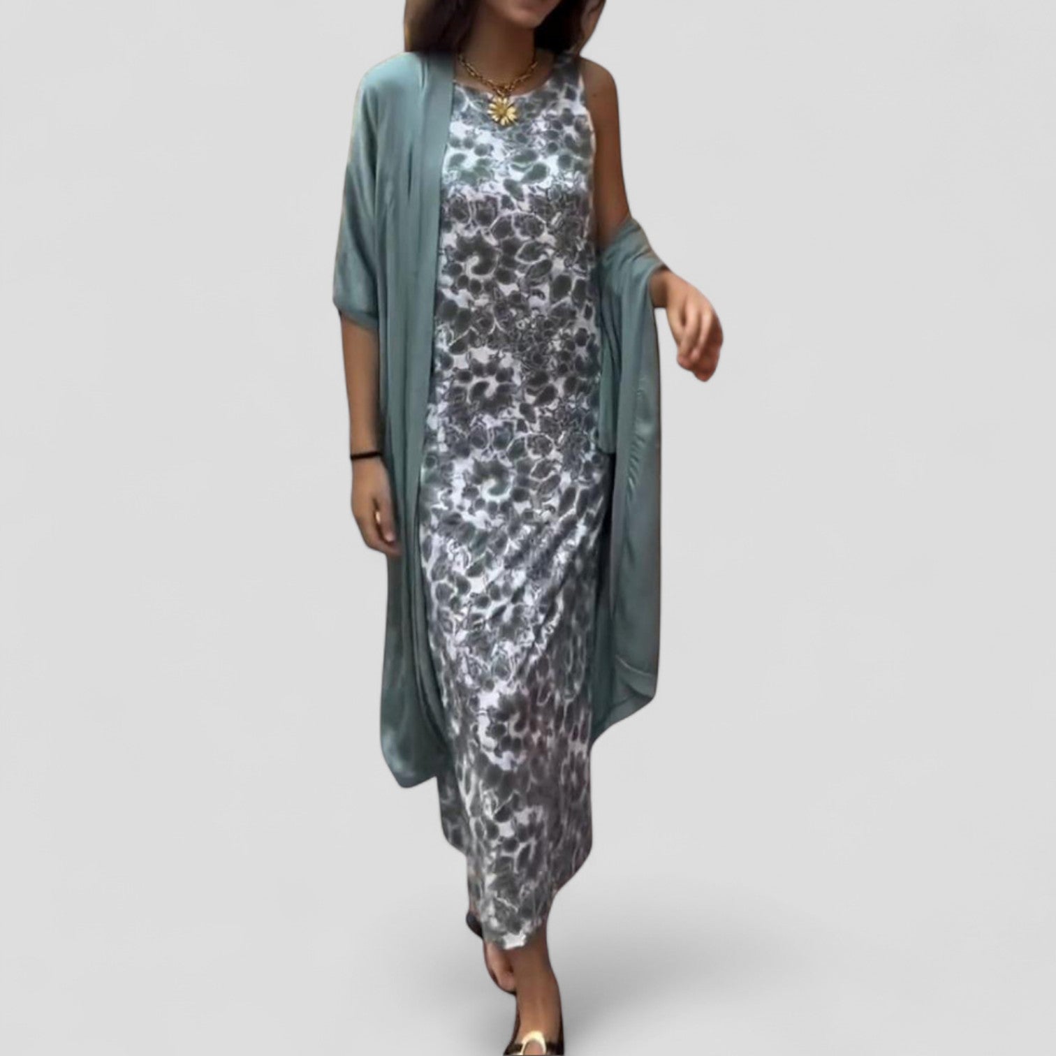 Silhouette Parfaite | Robe habillée avec sur-veste intégrée